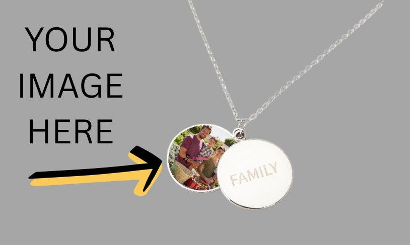 Sublimation Family Necklace