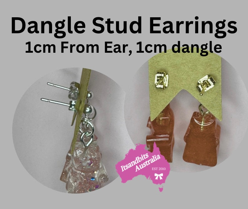 Dangle Stud Earrings set