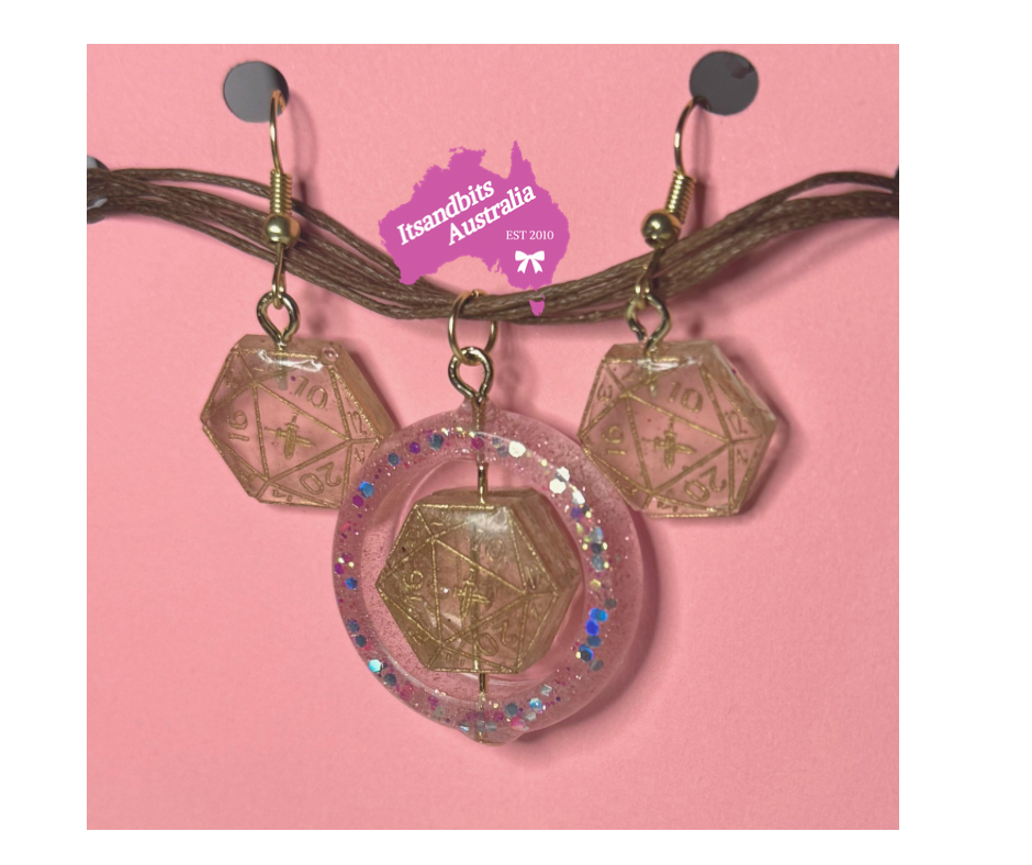 Gummy-Bear  Necklace & Earring set